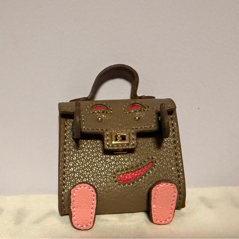 Miniature Brown Mini bag for bag decoration